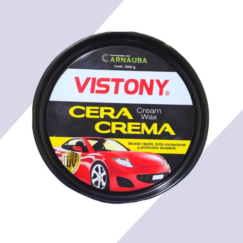 CERA AUTO CREMA 200gr "VISTONY"