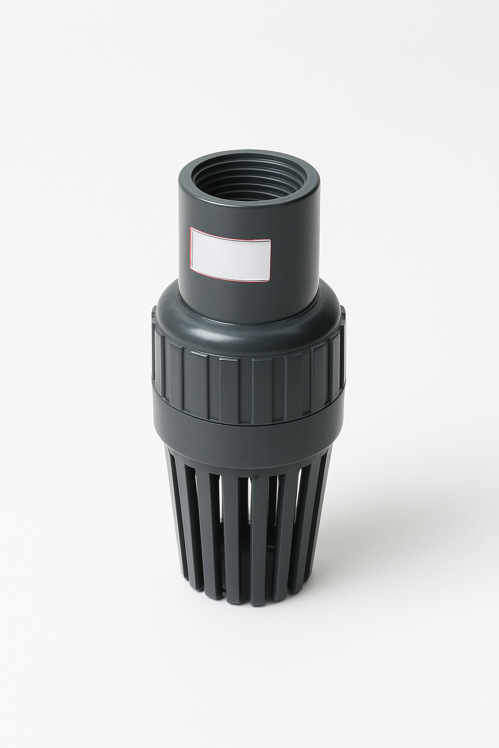 VALVULA CHECK PIE 1" CANASTILLA PVC