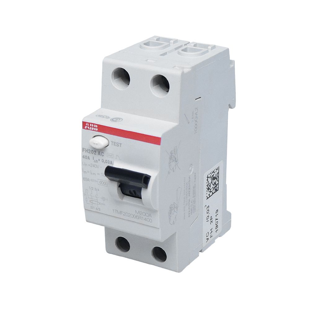INTERRUPTOR DIFERENCIAL MONOFASICO 2X40A ABB