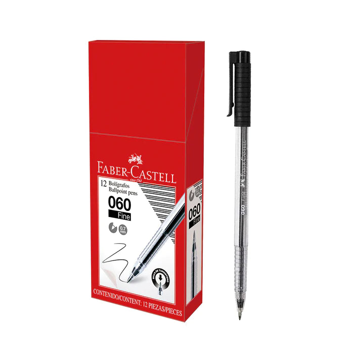 LAPICERO #031 NEGRO "FABER CASTELL"