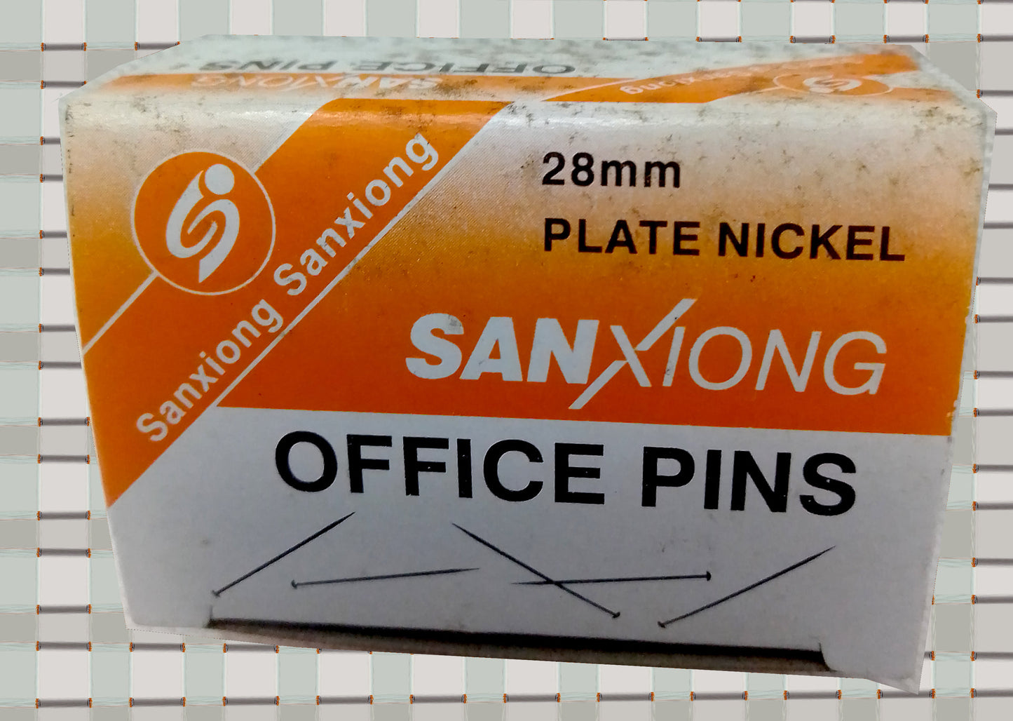 ALFILER ACERO PUNTA 28mm ( x CAJA ) "SANXIONG"