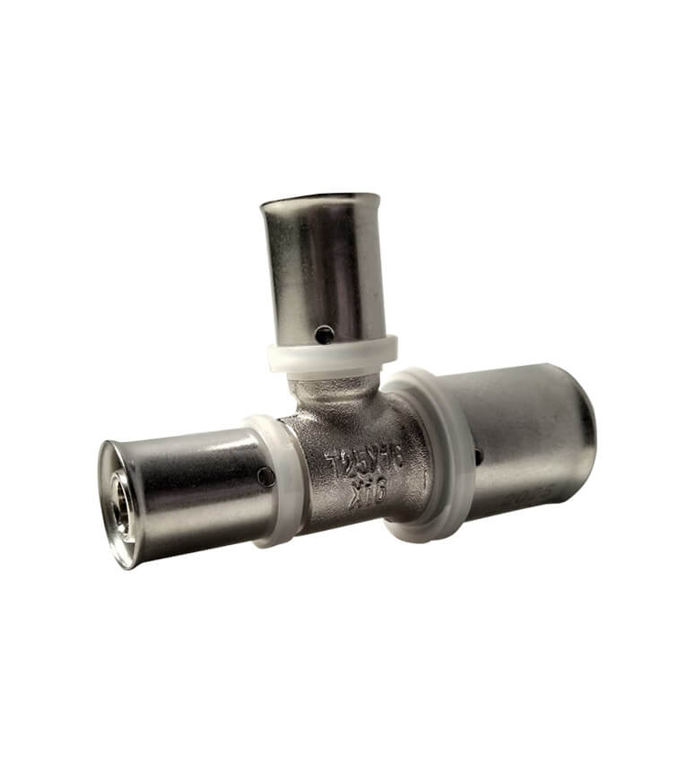 TEE REDUCTOR GRAFADO PEALPE GAS NATURAL 25 X 16 X 16