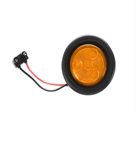 FARO LATERAL REDONDO 2" 12V 24V AMBAR " safari "