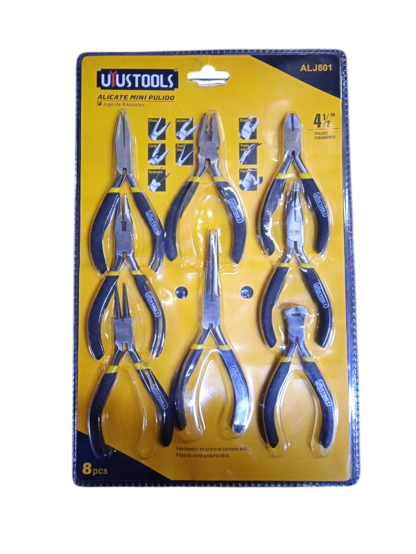 JUEGO ALICATE MINI 4 1/2" "UYUSTOOLS"