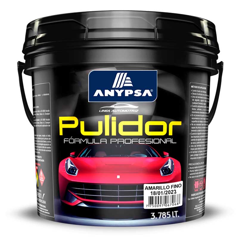 CREMA PULIDOR AUTOMOTRIZ FINO "ANYPSA" 1 Gln.