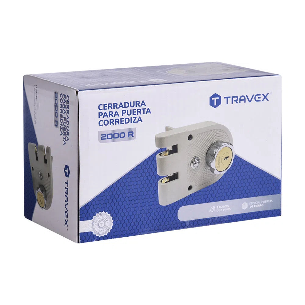 CHAPA ENGRAMPE P/PUERTA CORREDIZA "TRAVEX"