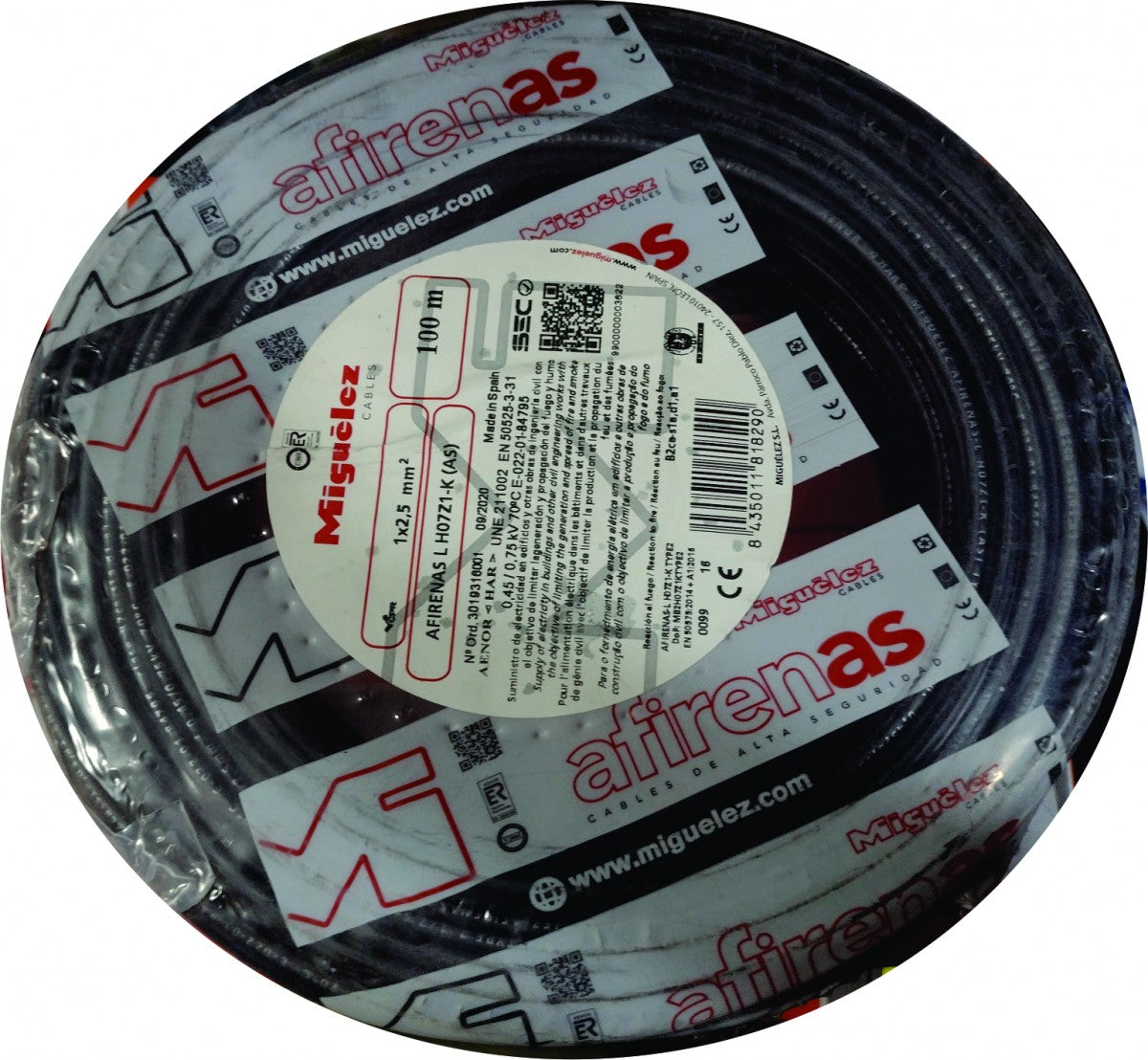CABLE POLICLORURO DE VINILO PVC 6 mm ( ROLLO 100 m)