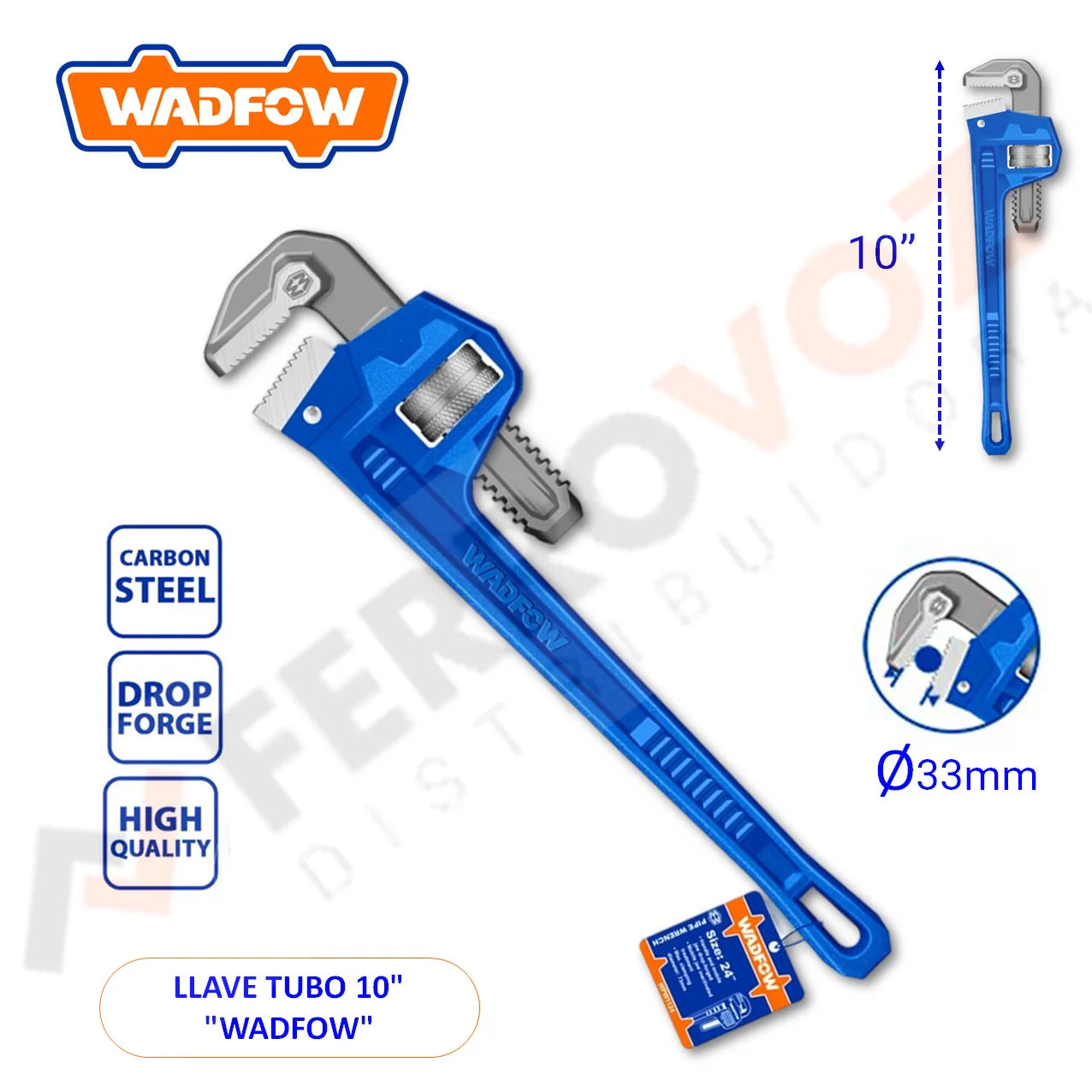LLAVE STILSON 10" "WADFOW"