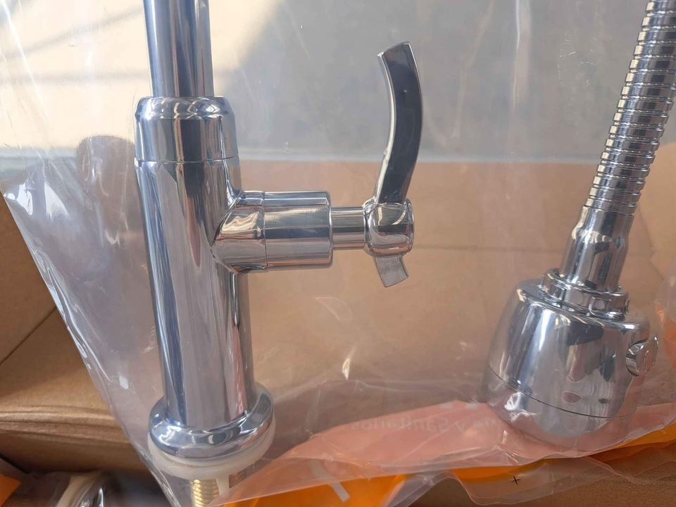 CAÑO COCINA CORRUGADO MESA BRONCE PESADO "FRATELLI"