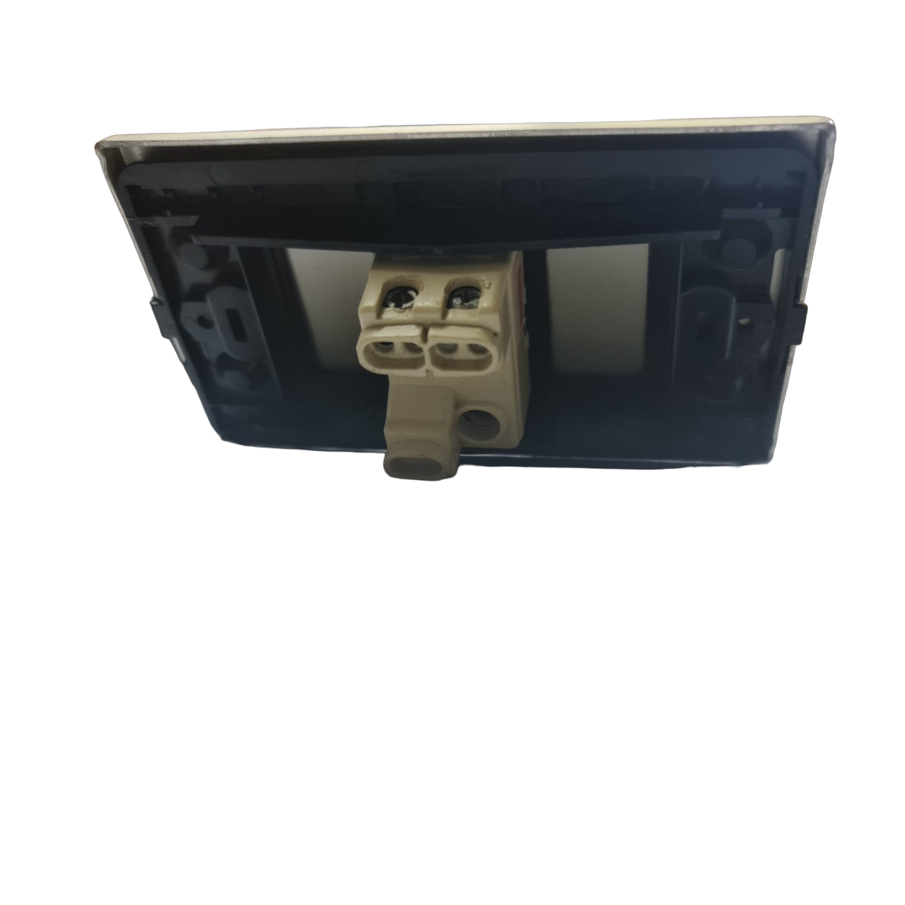 INTERRUPTO SIMPLE acero 9/12 PLATEADO "BTICINO "