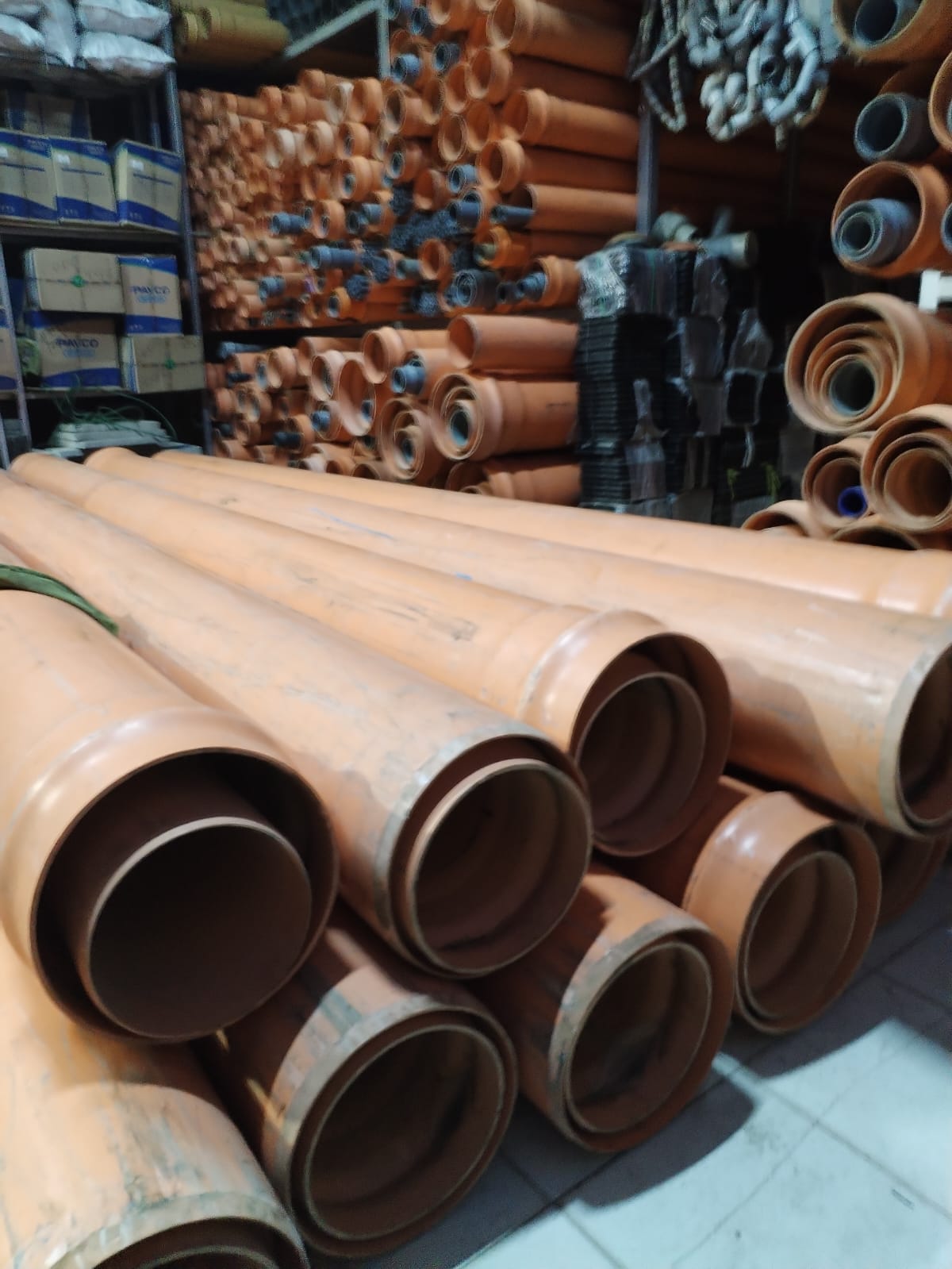 TUBO DE 12 O 315MM NARAJADO NICOLL X 6 MTS UF 375