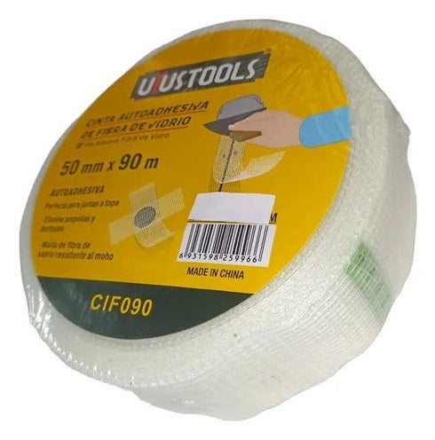 CINTA MALLA DRYWALL 50 MM. X 90 MT. " UYUSTOOLS "
