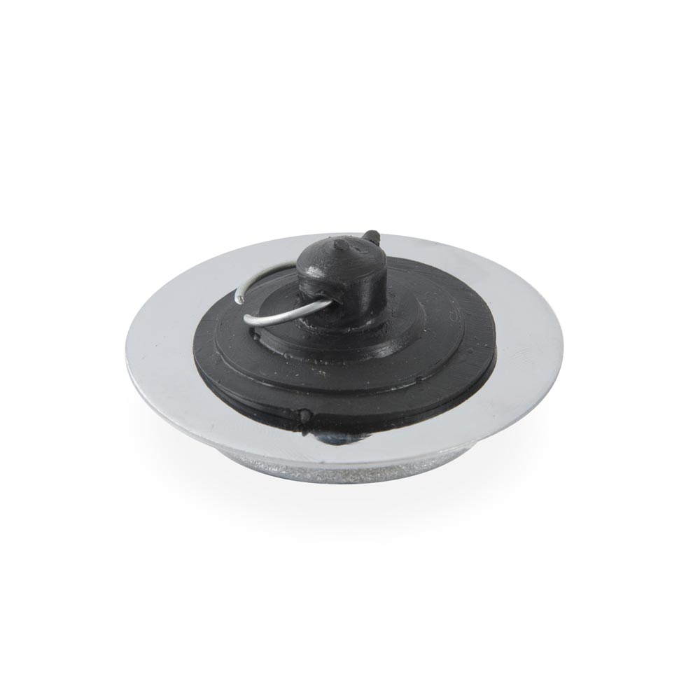 SUMIDERO LAVATORIO TAPA JEBE 2" PLATEADO