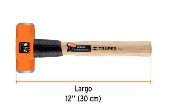 COMBA MANGO MADERA 2LB 30CM - "TRUPER"