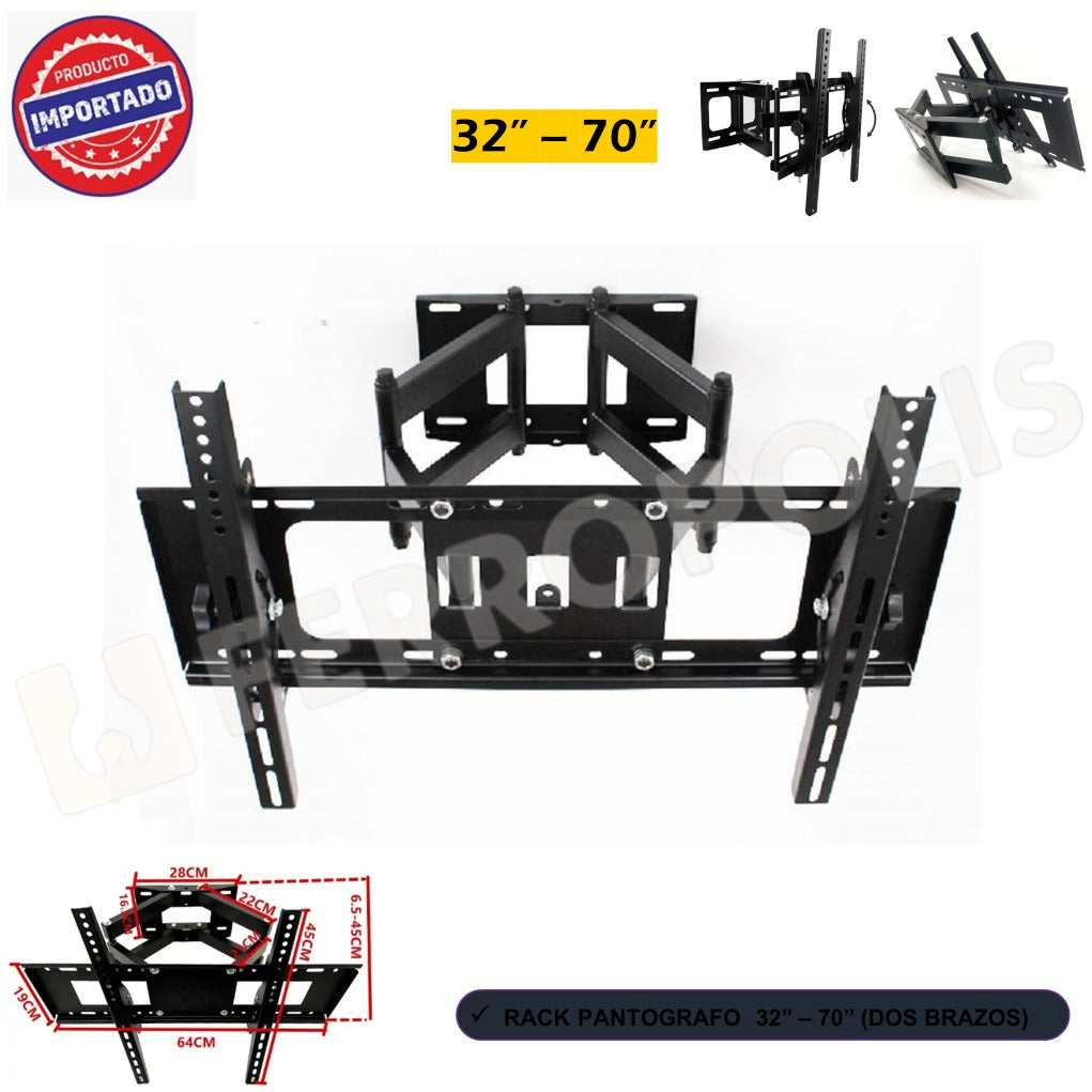 RACK PANTOGRAFO TV 32" - 70" IMPORTADO