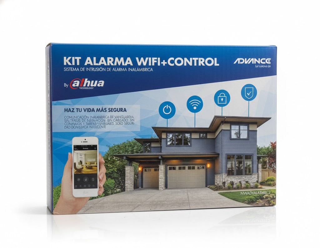 KIT ALARMA WIFI + CONTROL "ADVANCE"