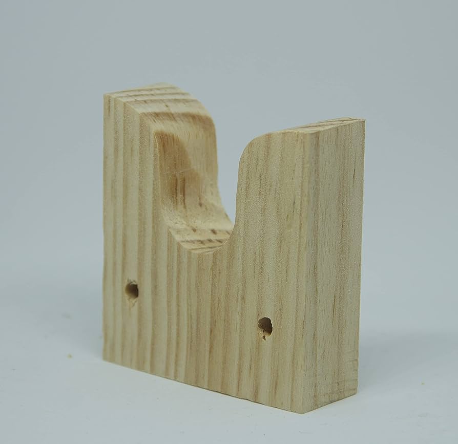 BRIDA MADERA U CAPIRONA 9CM X 7CM (X PAR) INC. TORNILLO
