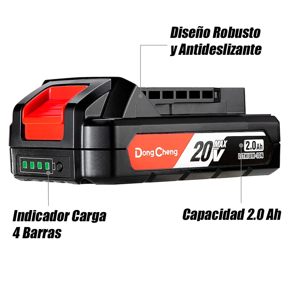 BATERIA 20V 2 AH "DONGCHENG"
