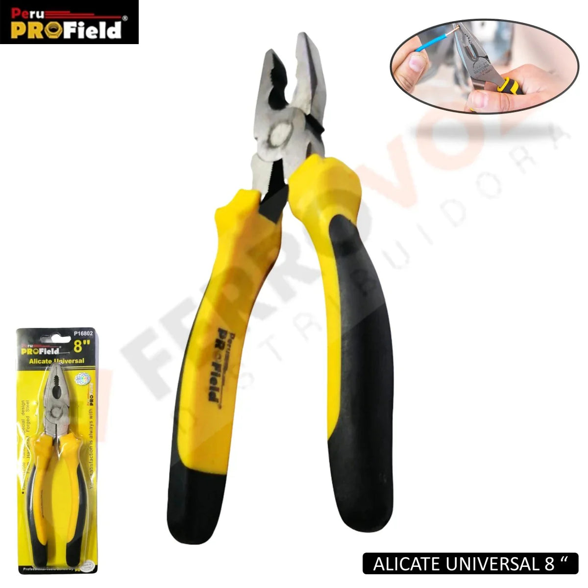 ALICATE UNIVERSAL USO RUDO 8" " PROFIELD "