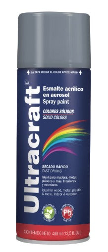 PINTURA SPRAY GRIS "ULTRACRAFT"