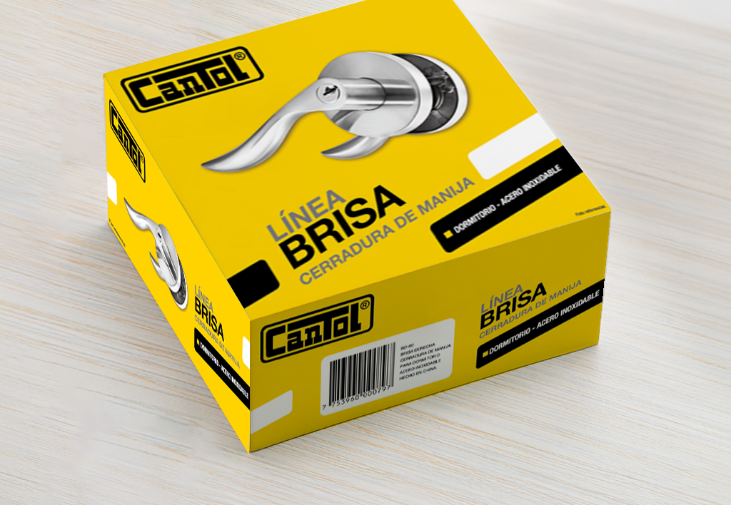 CHAPA MANIJA BRISA "CANTOL" ACERO INOX