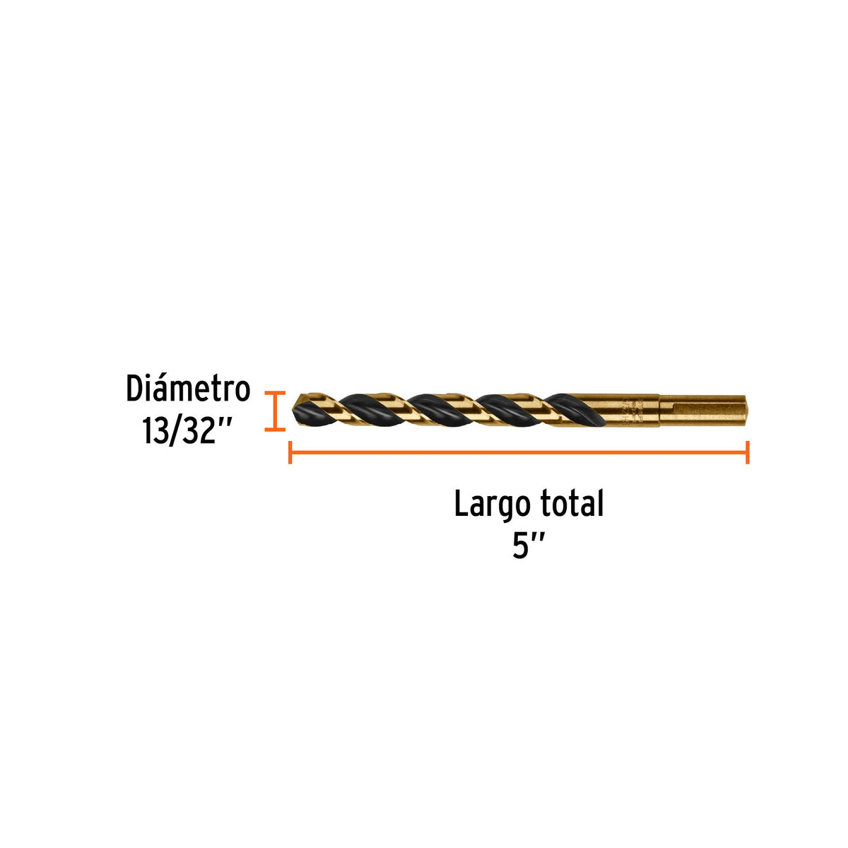 BROCA METAL COBALTO HSS 13/32" "TRUPER"