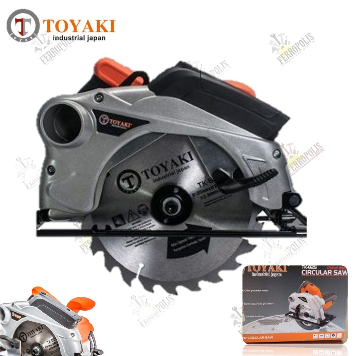 SIERRA CIRCULAR ELECTRICA 1700 W /185MM TOYAKI JAPAN