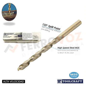 BROCA METAL COBALTO 1/16" eliminar