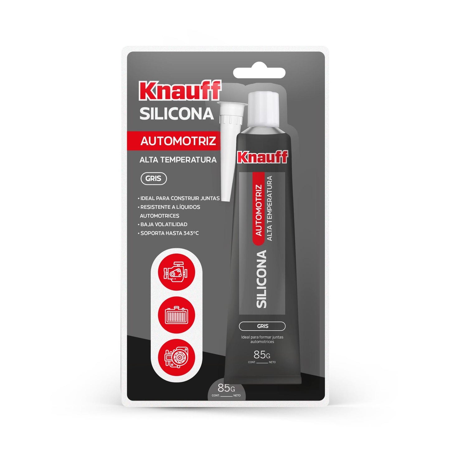 SILICONA MULTIUSOS SACHET ALTA TEMPERATURA AUTOMOTRIZ 85GR