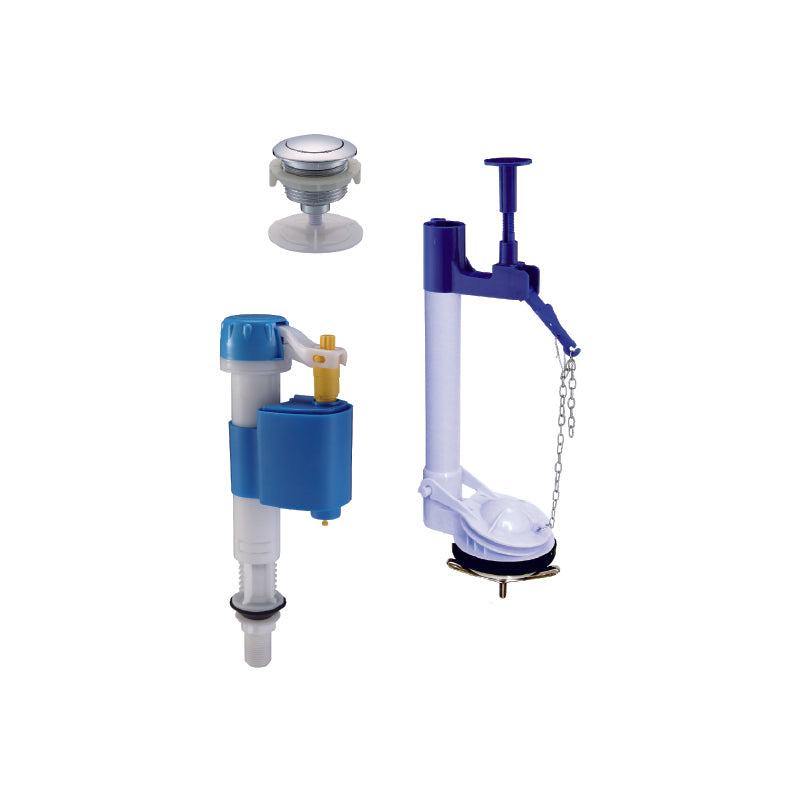 ACCESORIO COMPLETO ONE PIECE INODORO (C/BOTON SUPERIOR) 7/8 "AQUATO"