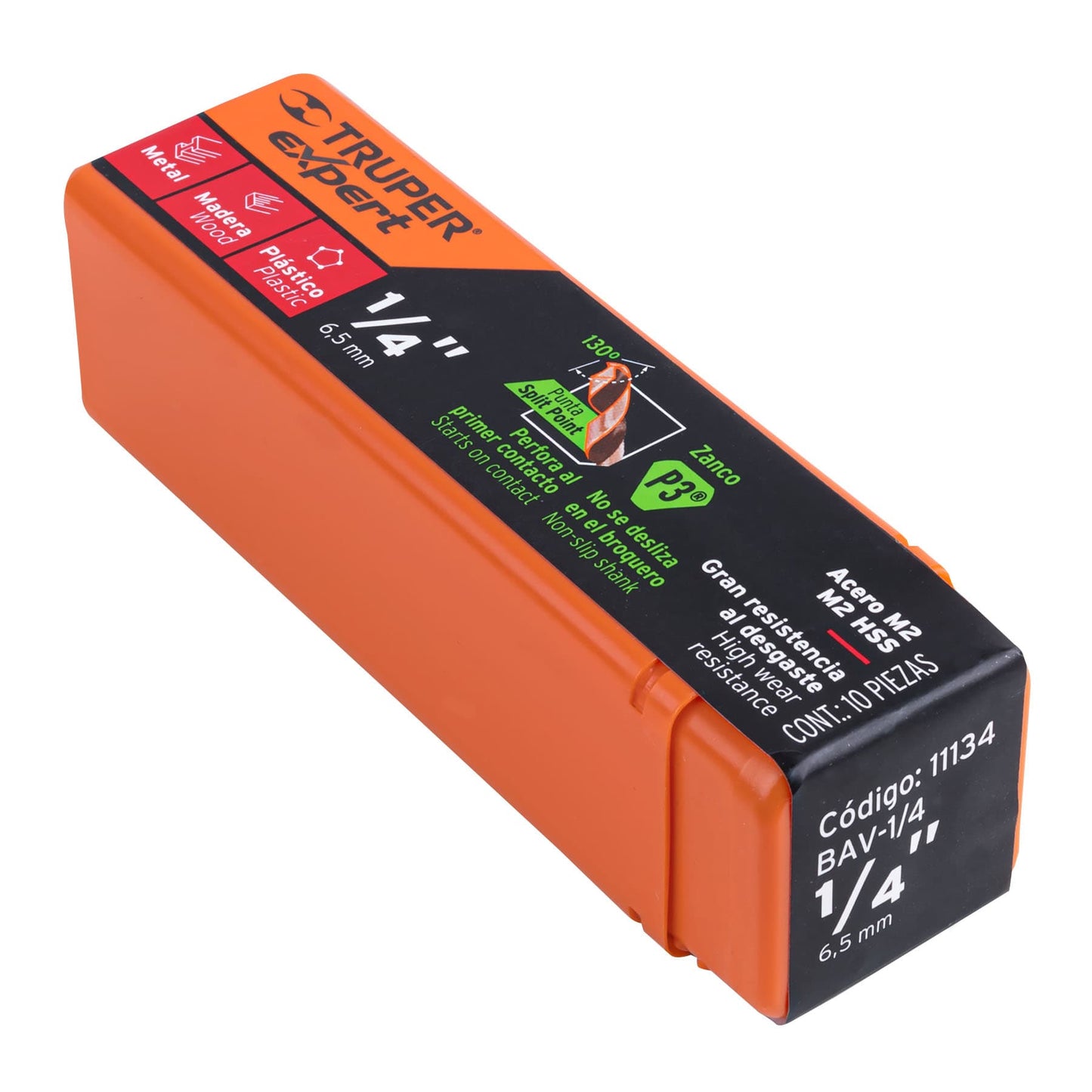 BROCA METAL COBALTO HSS 1/4" "TRUPER"