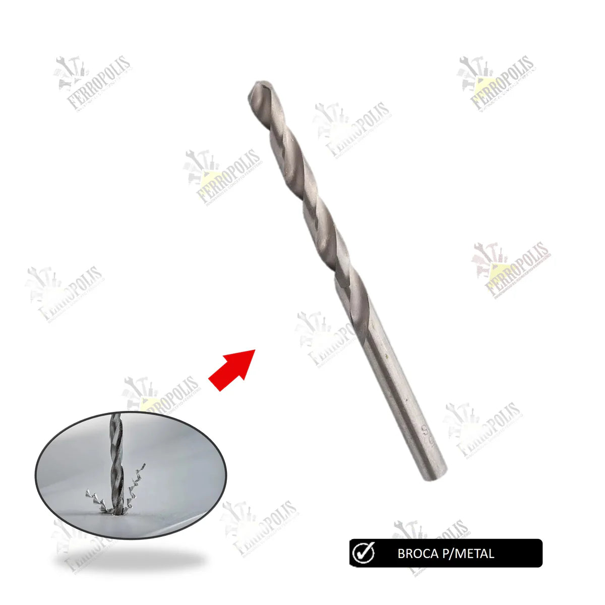 BROCA METAL HSS 3/64" 1.19MM COMERCIAL