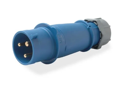 ENCHUFE INDUSTRIAL 2x32A+T 250V IP67 6h MACHO "MENNEKE"