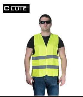 CHALECO SEGURIDAD CINTAS REFLEJANTES VERDE "GLUTE"