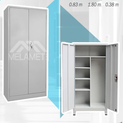 ESTANTE METALICO PUERTA 1.80 A x 0.83 L x 0.38 F