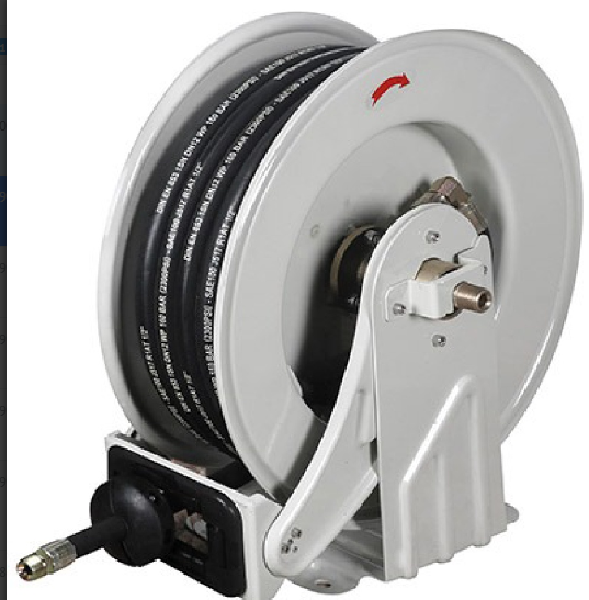 CARRETE RETRACTIL P/MANGUERA 1" x 15M "TDW"