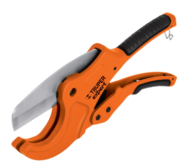 CORTADOR PROFESIONAL TUBO DE PLÁSTICO, CORTE 2-1/2" (65mm) "TRUPER"