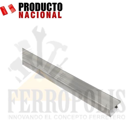 CANTONERA ALUMINIO C/ ANCLAJE 2 mm. x 1 1/2"(34mm) .x 6 mts.