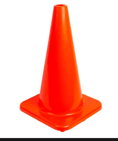 CONO SEGURIDAD 36" C/ NARANJA