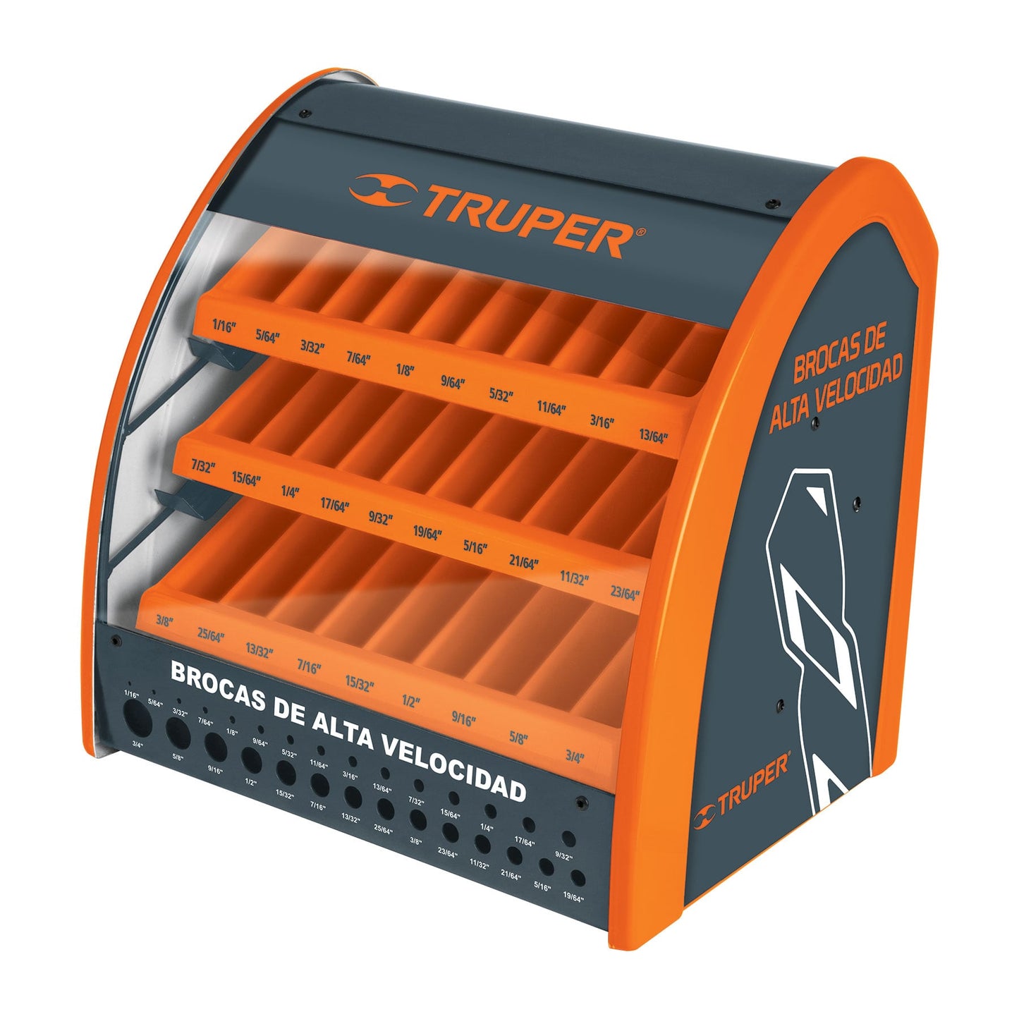 DESPACHADOR GRANDE BROCAS HSS METAL "TRUPER"