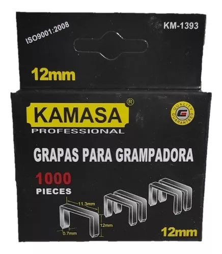 GRAPAS GRAPADORA 0.7 X 10 X 12 MM " KAMASA "