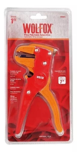PINZA PELA CABLE AUTOMATICO 7" "WOLFOX"