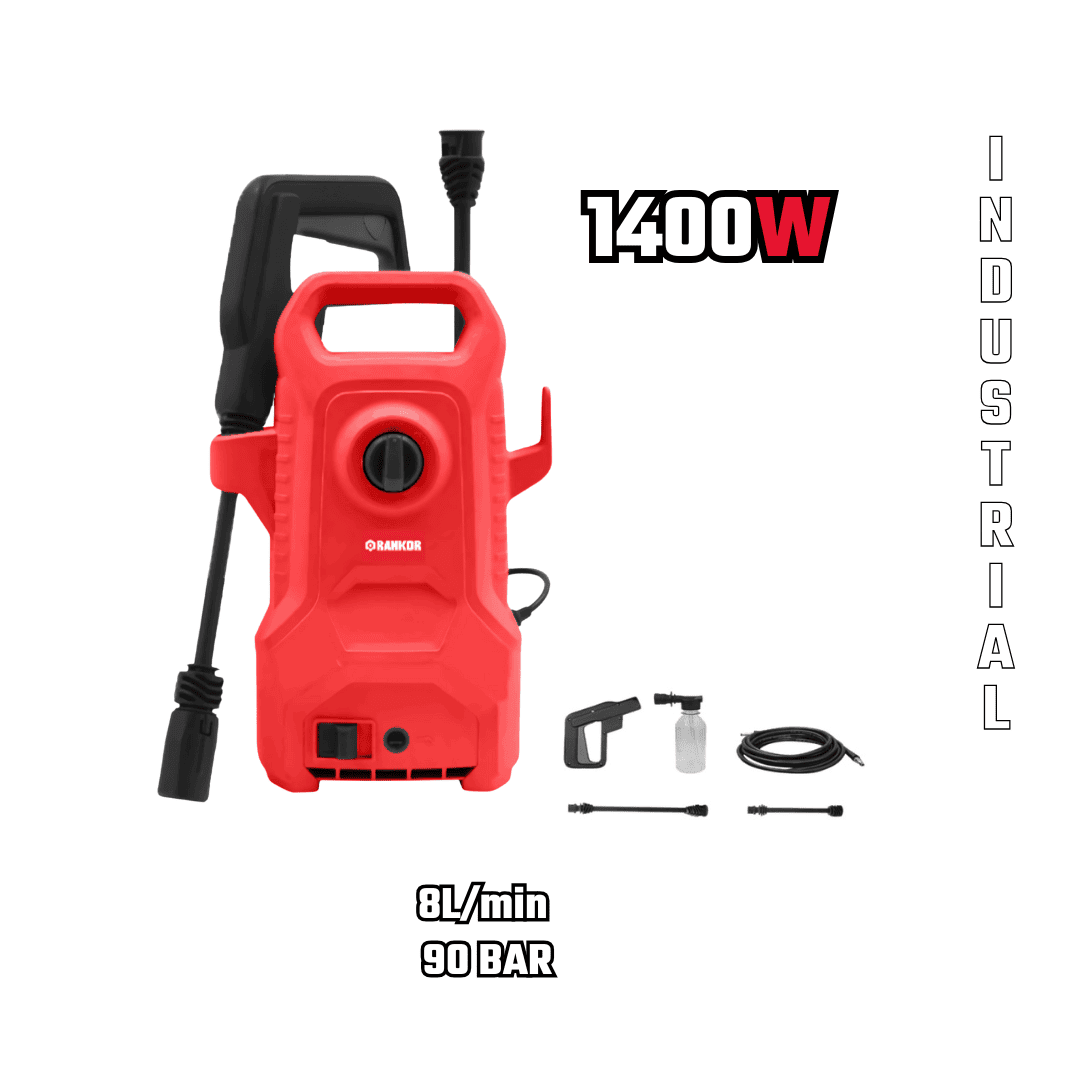 HIDROLAVADORA ALTA PRESION 1400 W 90 bar 8 Lt/min RANKOR