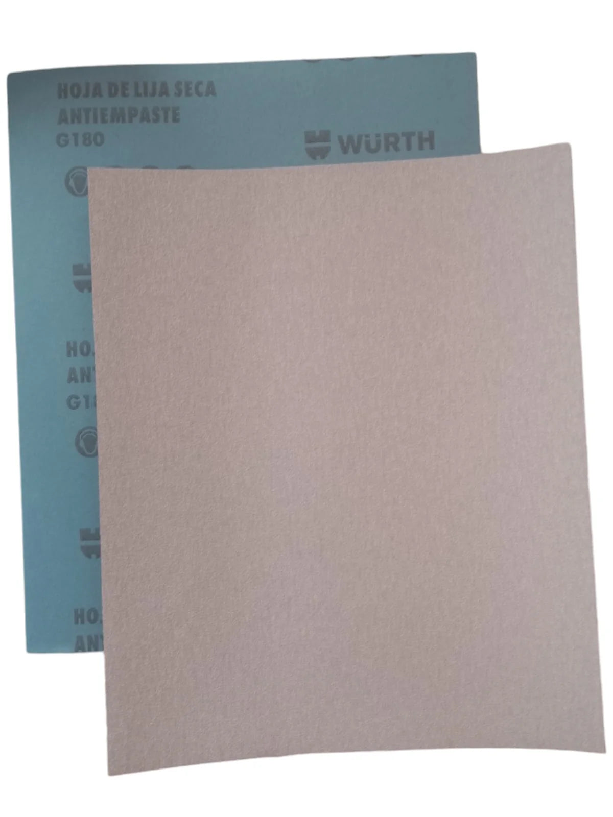 LIJA MADERA MULTIUSO SECA ANTIEMPASTE #180 "WURTH"