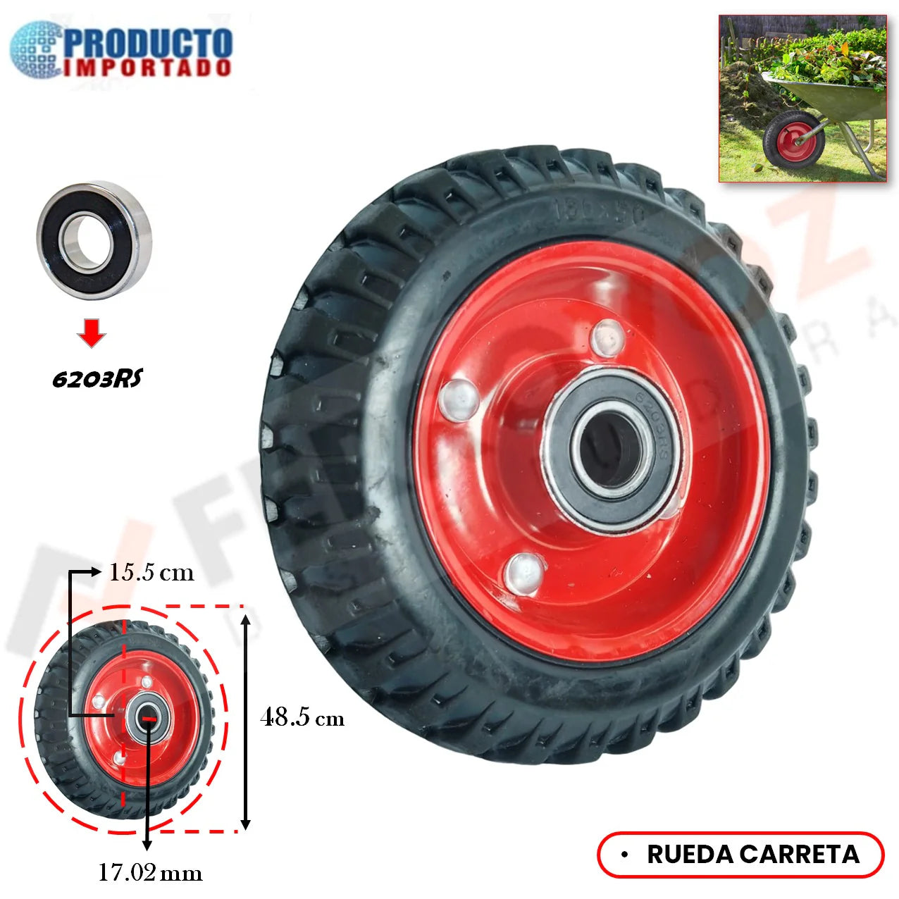 RUEDA CARRETA PEQUEÑA