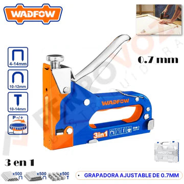 GRAPADORA AJUSTABLE 0.7 mm / 4.0 - 14 mm. " WADFOW "