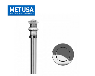 DESAGUE S/PUSH CROMADO 1 1/4" "METUSA"