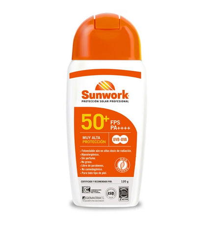 BLOQUEADOR SOLAR FPS 50 (120 ML) "SUMWORK"