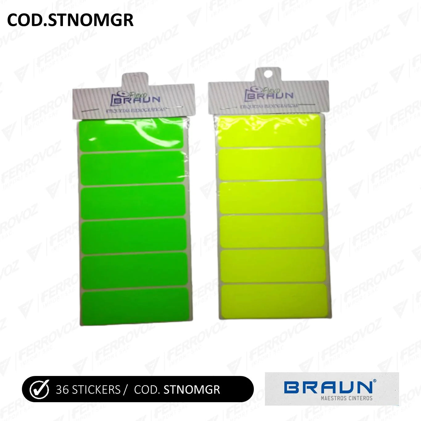 STICKER NOMBRE 76 x 24 mm.