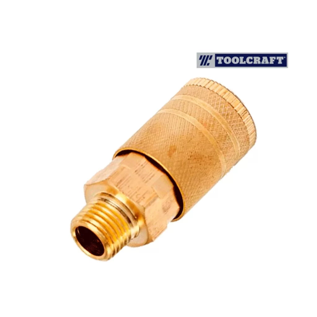 ACOPLE RAPIDO 1/4 NPT MACHO "TOOLCRAFT"
